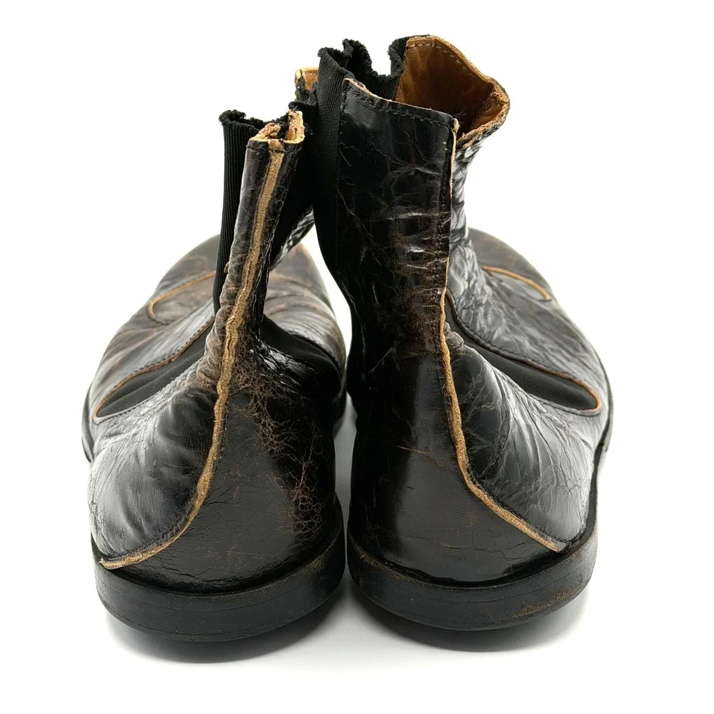 Cydwoq Handmade Chelsea Boots Men US 8.5 EU 42 Brown Leather Luxury Designer USA